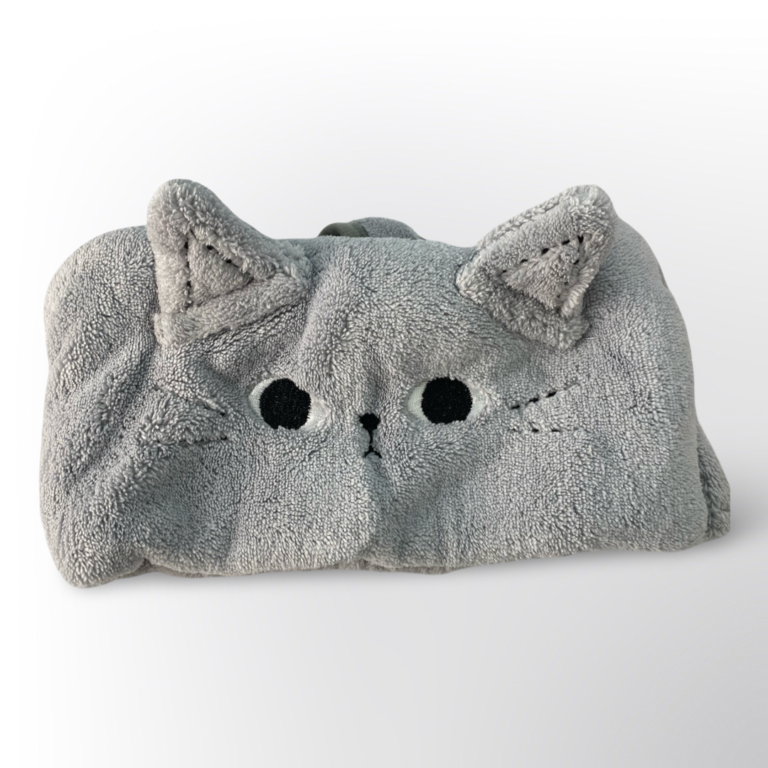 Cinta Facial para Maquillaje y Skincare 🐻✨ – Banda tipo felpa súper suave con diseño de carita tierna, ideal para sostener el cabello mientras te maquillas, lavas el rostro o aplicas mascarillas. ¡Cómoda, práctica y adorable!