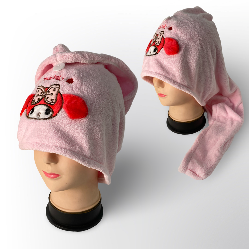 Toalla de Microfibra para Secado de Cabello 💖🐰