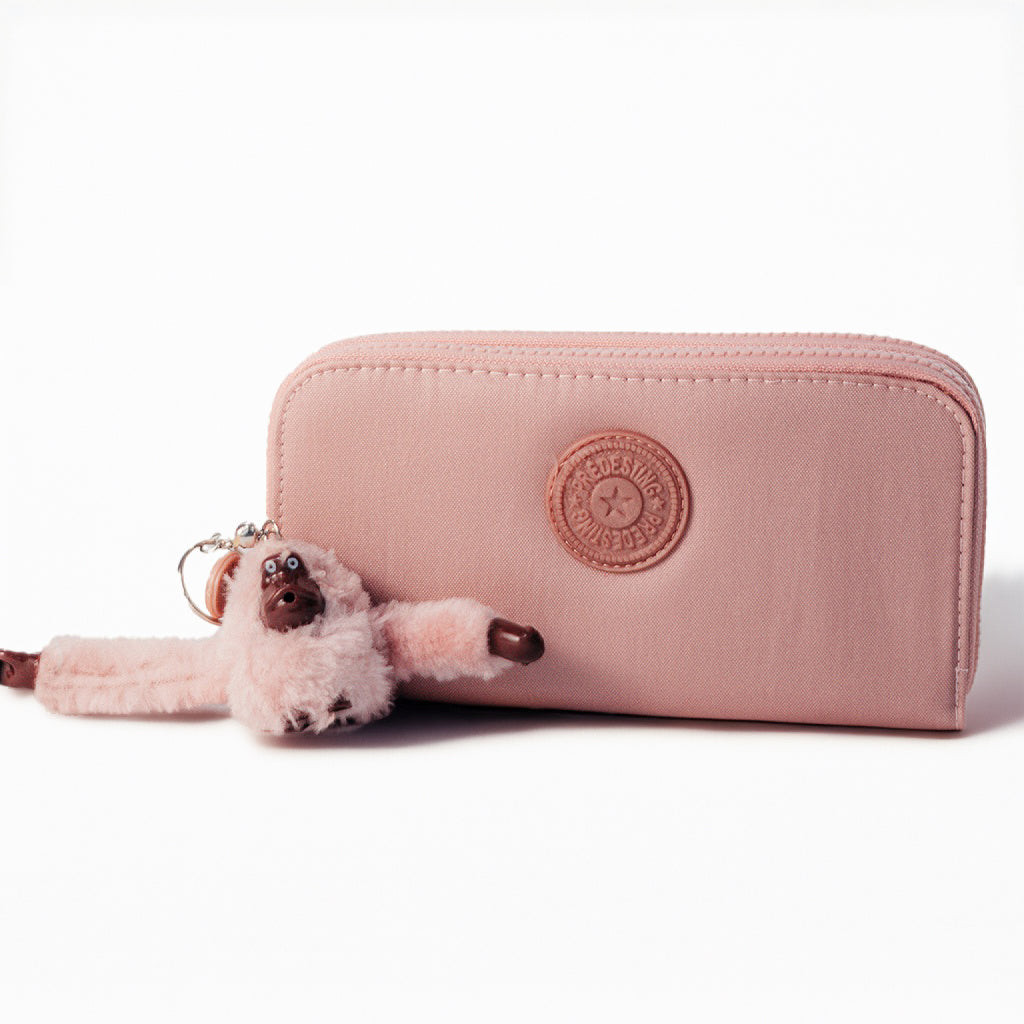 Billetera Kipling con Llavero de Mono - Organizador de Cartera RFID en 5 Colores