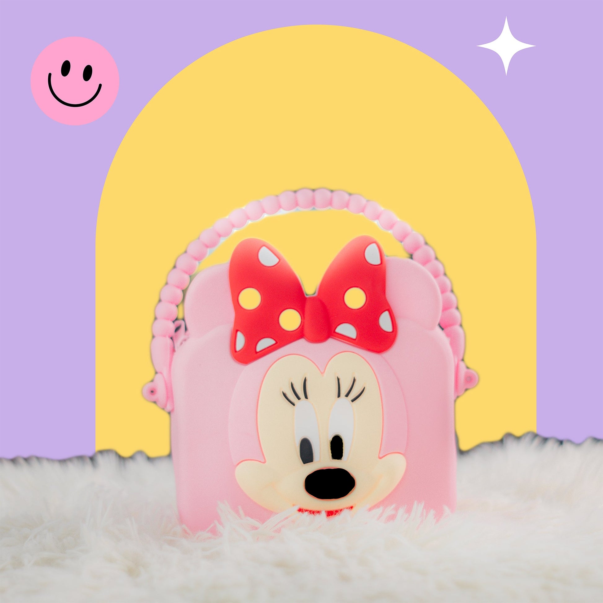 🎀👜 Bolso Infantil Minnie Rosa