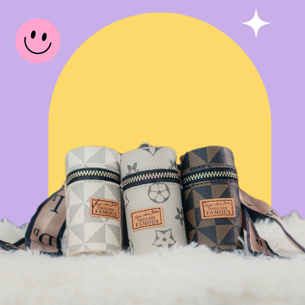 Carteras Compactas Estilo Vintage – Diseño Moderno en Blanco, Negro y Marrón