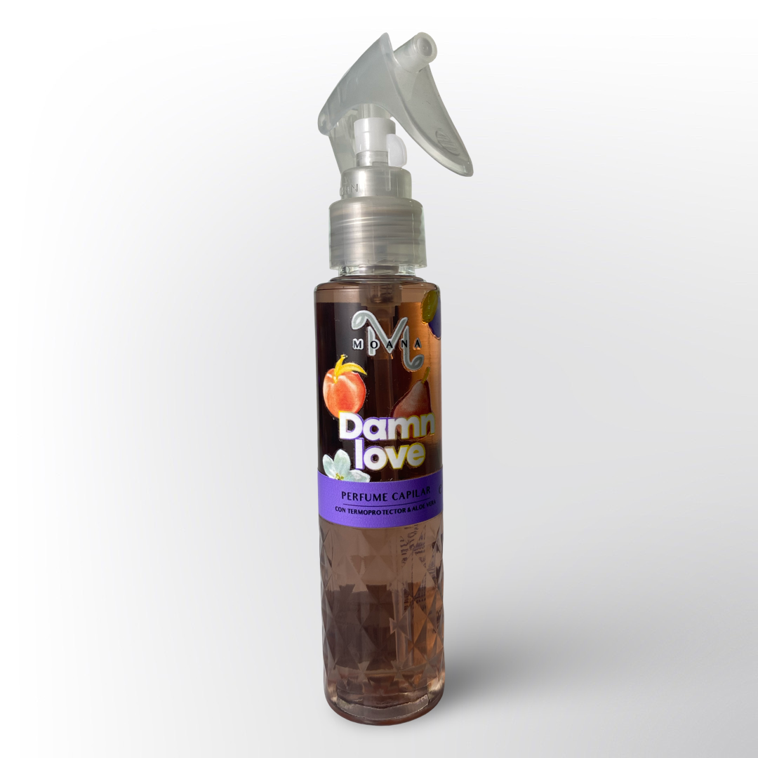 Perfume Capilar Moana Damn Love con Aloe Vera – Fragancia Dulce y Protectora para tu Cabello✨️