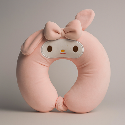 Almohada de Viaje My Melody Sanrio – Cojín Kawaii Ergonómico y Suave para Regalar
