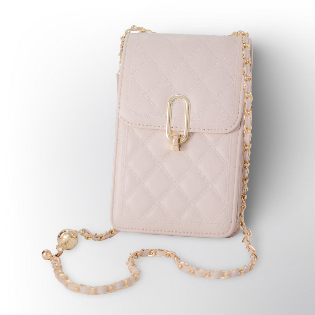 Bolso Mini Acolchado 👜✨ – Elegante y compacto, con cadena dorada. Disponible en varios colores.