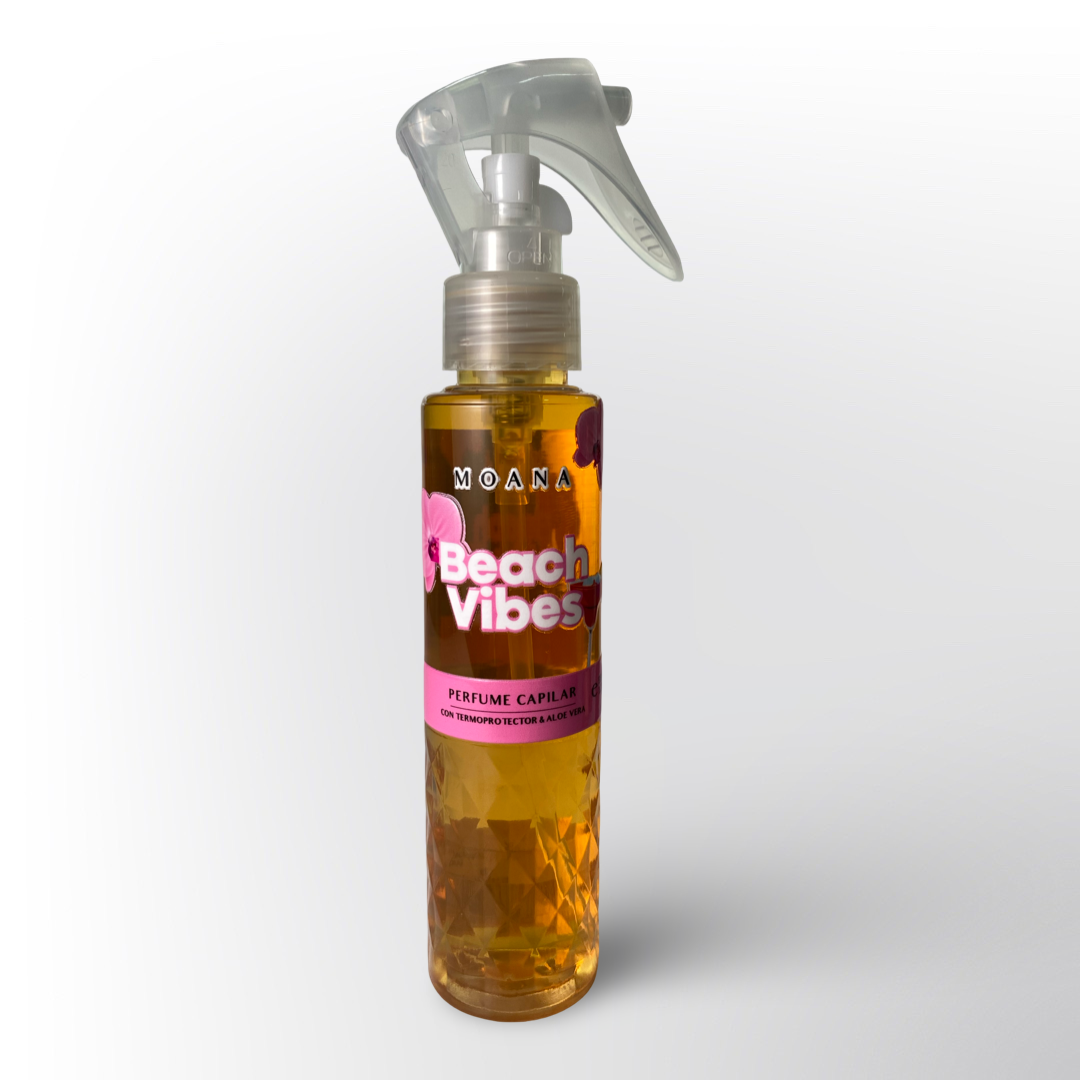 Perfume Capilar Moana Beach Vibes con Aloe Vera – Fragancia Tropical y Protectora 🌴