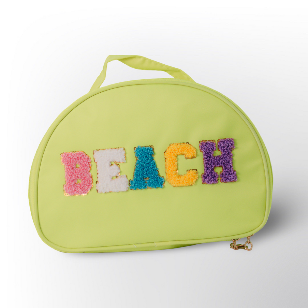 Cosmetiquera de Viaje con Diseño Colorido 'BEACH' – Bolso Organizador Ideal para la Playa o Vacaciones