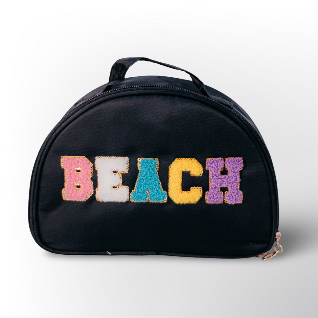Cosmetiquera de Viaje con Diseño Colorido 'BEACH' – Bolso Organizador Ideal para la Playa o Vacaciones