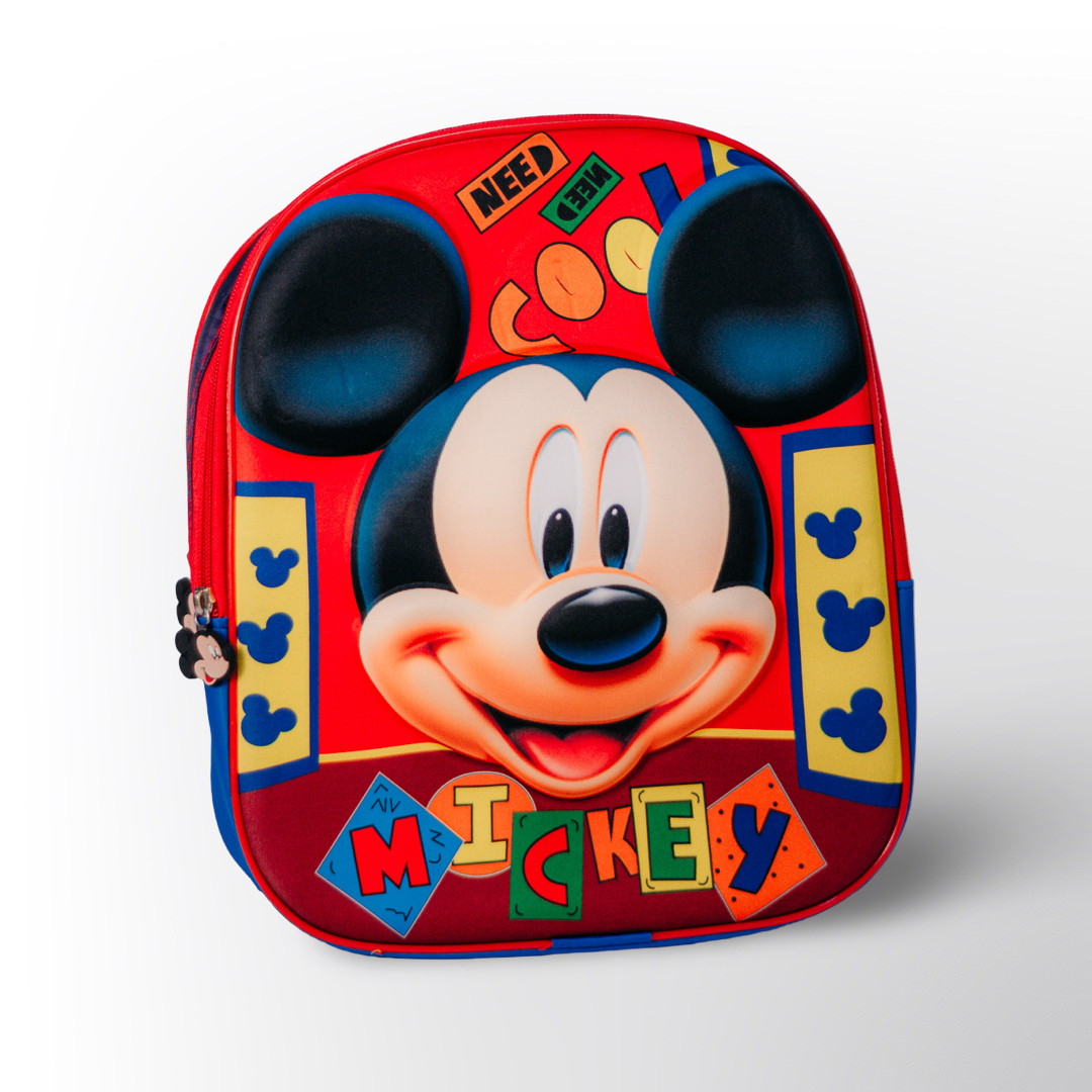 Mochila Mickey Mouse 🎒✨ – Colorida, práctica y perfecta para los más peques.