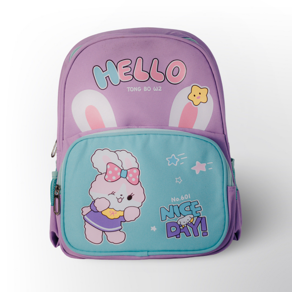 Mochila Infantil 🎒💜 – Colores vivos y diseños tiernos para el día a día.