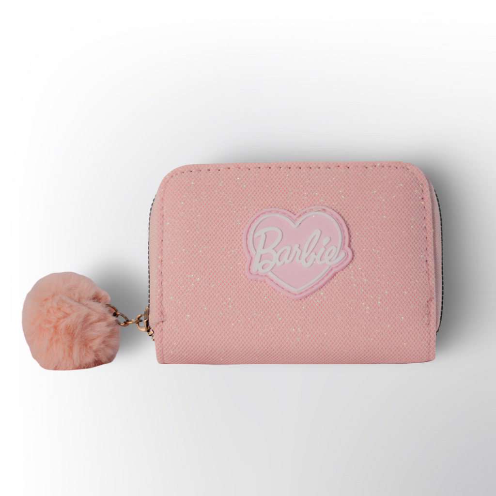 Mini Cartera con Pomponcito ✨ – Diseño compacto y adorable con cierre de cremallera.